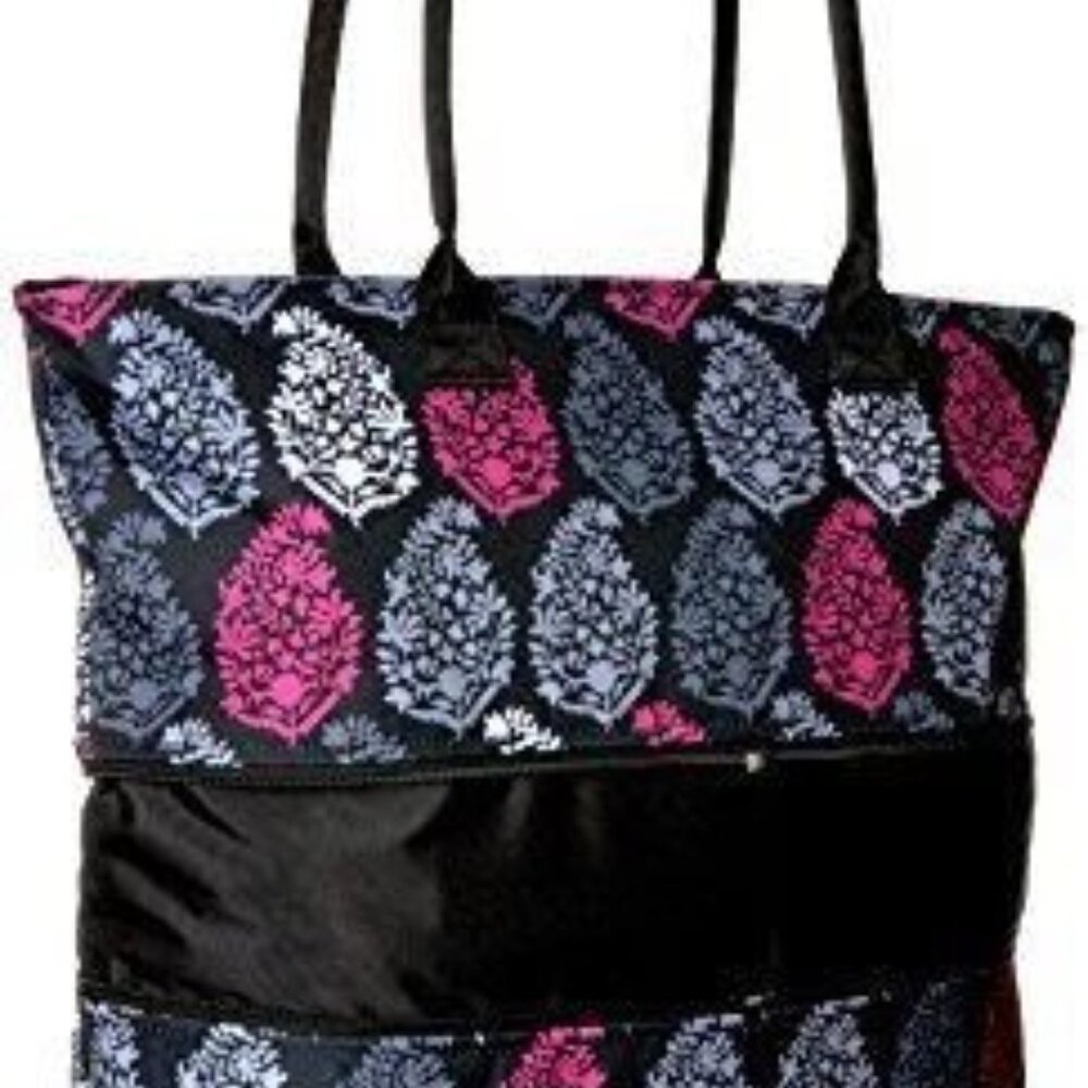Vera Bradley Northern Lights Lighten Up Expandable Tote NWOT - Picture 2 of 8